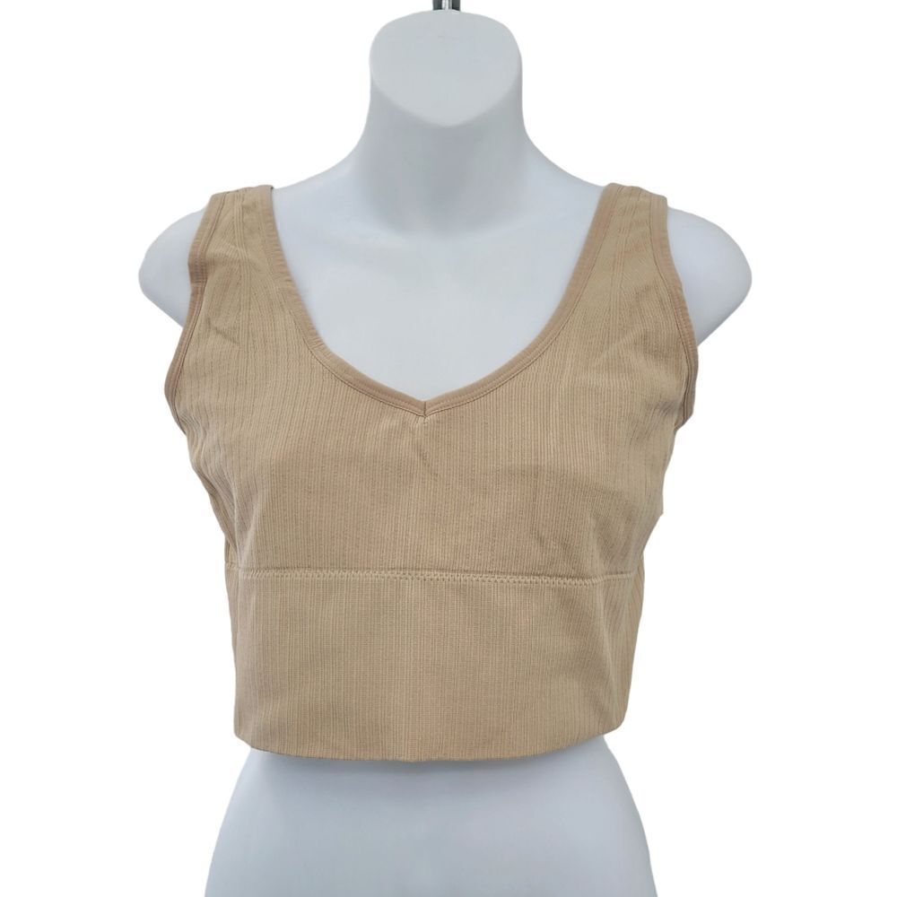 3/$20 Y2K Nude Colour Crop Top Size: XL